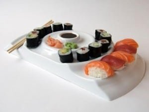 Plateau à sushis Suspended Time by LN BOUL