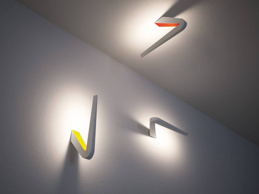 Lampes design - L'applique Tick W0 by Dante Donegani et Giovanni Lauda