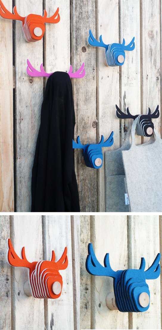 Paterne design - Les patères trophée Léon by Metylos