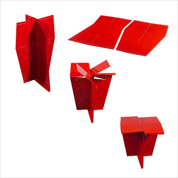 table d'appoint Origami Jaime Salm Jin Chung Young