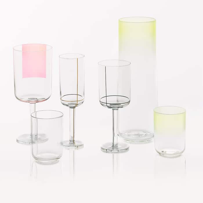 Les verres à vin design en cristal by Scholten & Baijings