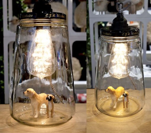 La lanterne à poser ou à suspendre Pickle Light upcycling