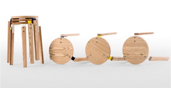 Tabouret design Dorso de James Uren