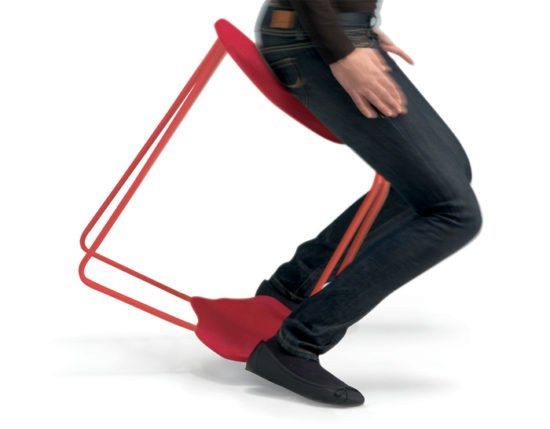 Tabouret design Dinamica de Riccardo Blumer