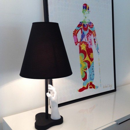 Les lampes à poser Mano Fontana Arte by Pietro Chiesa