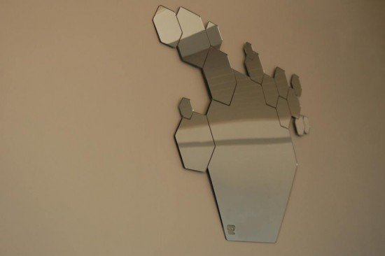 Miroirs de designer - Le miroir Alveus by Barnabé Ribay