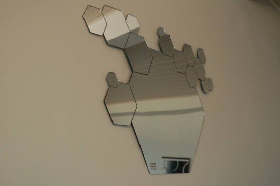 Miroirs de designer - Le miroir Alveus by Barnabé Ribay