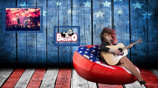 Le pouf géant poire Union Jack