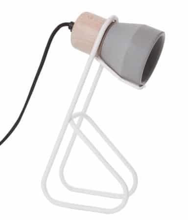 Les lampes Cement Wood by Thinkk Studio pour Spécimen Editions