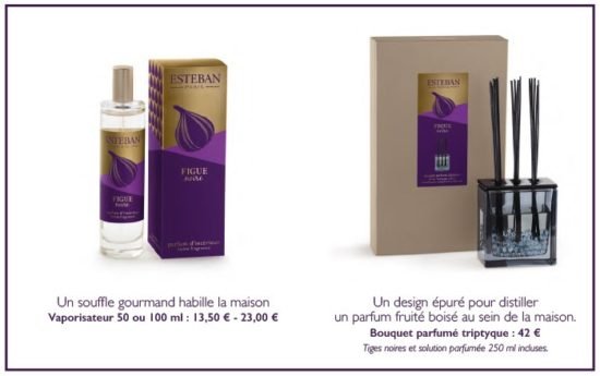 Figue Noire parfum d'ambiance Estéban 