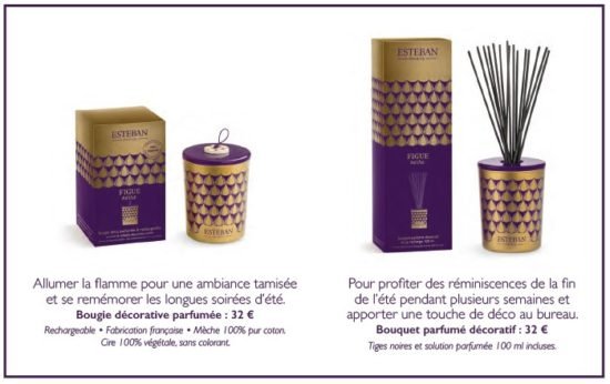 Figue Noire parfum d'ambiance Estéban 