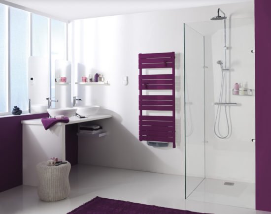 Les radiateurs design sèche serviettes couleur Atlantic