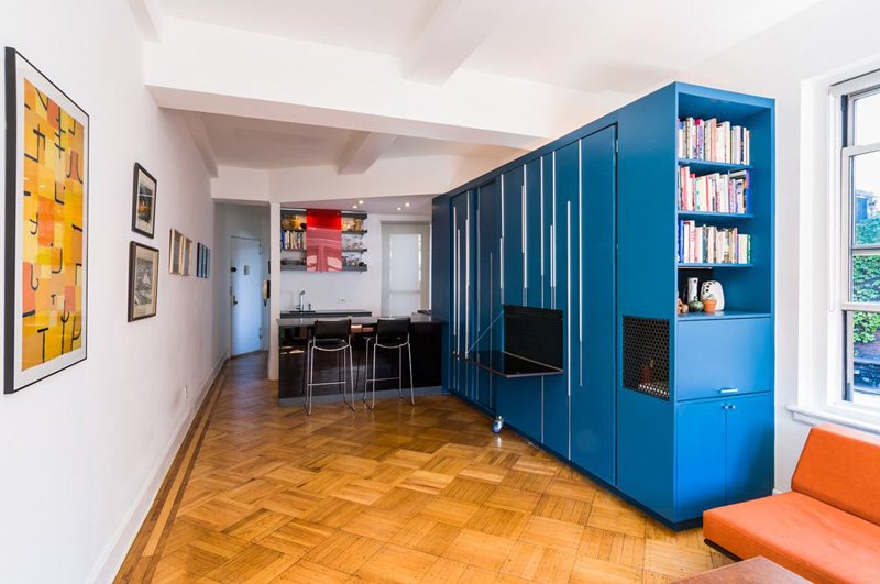 Gagner de la place dans un petit appartement Michael K Chen Architecture 