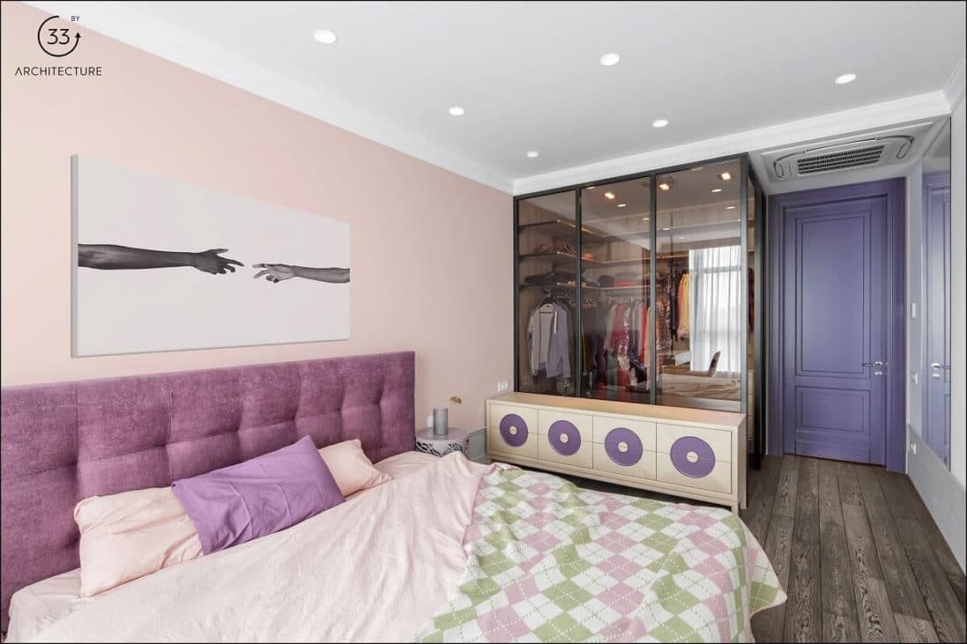 Des chambres tout aussi colorées