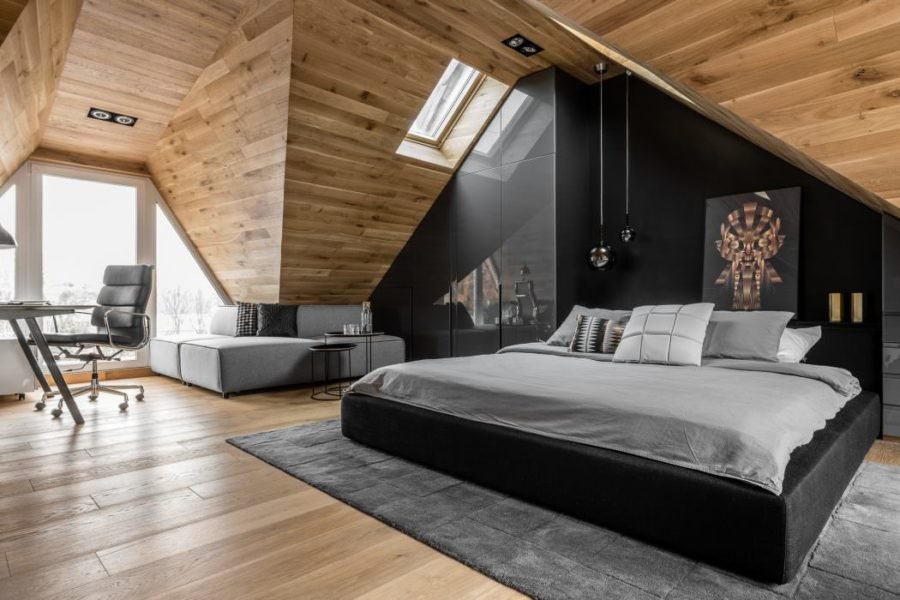 Des chambres mansardées ultra déco