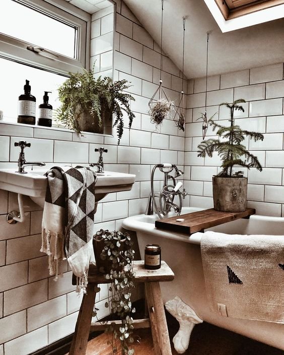 20 idées de salle de bain Bohème à reproduire chez vous