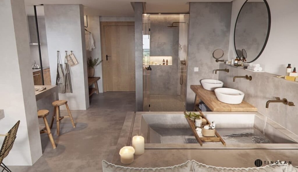 Le coin salle de bain