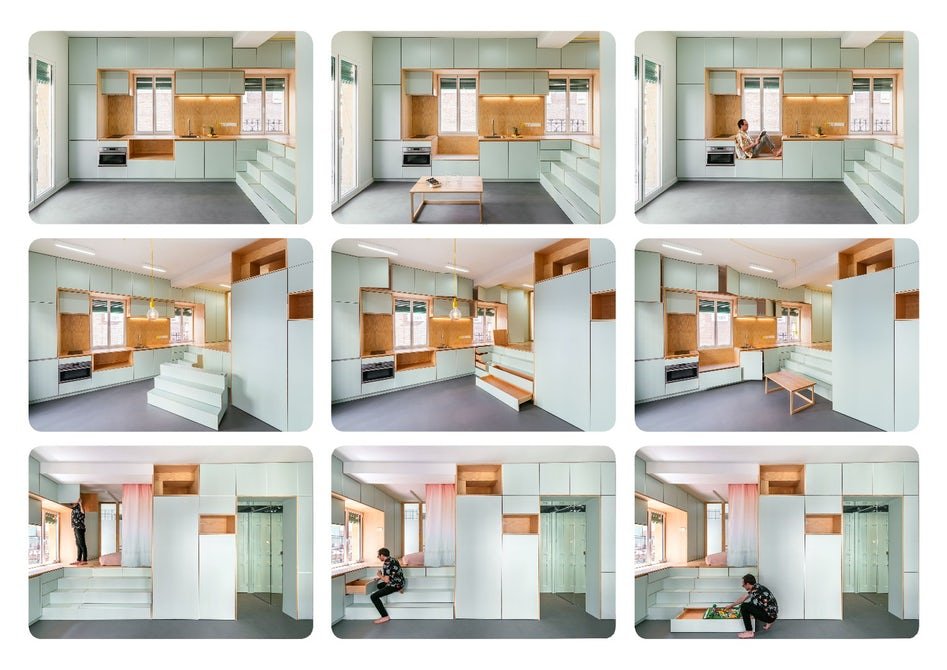 Des rangements cachés et intelligents