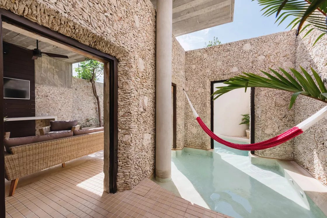 L'extérieur de la Casa Xólotl