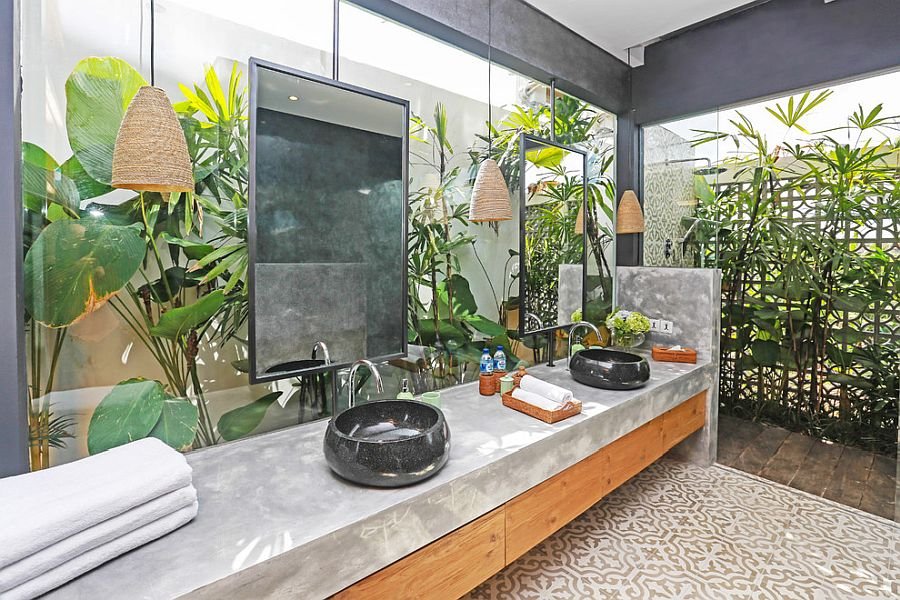 Ajouter du béton à votre salle de bain