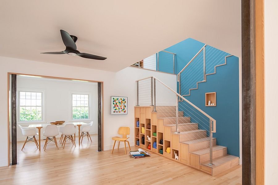 Aménager son escalier pour créer des rangements 