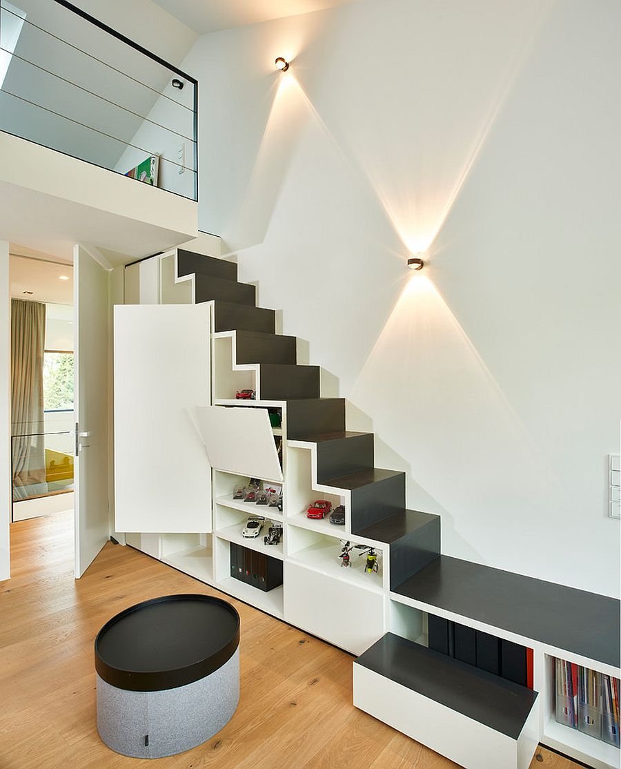 Aménager son escalier pour créer des rangements 