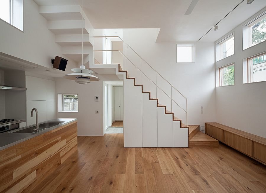 Aménager son escalier pour créer des rangements 