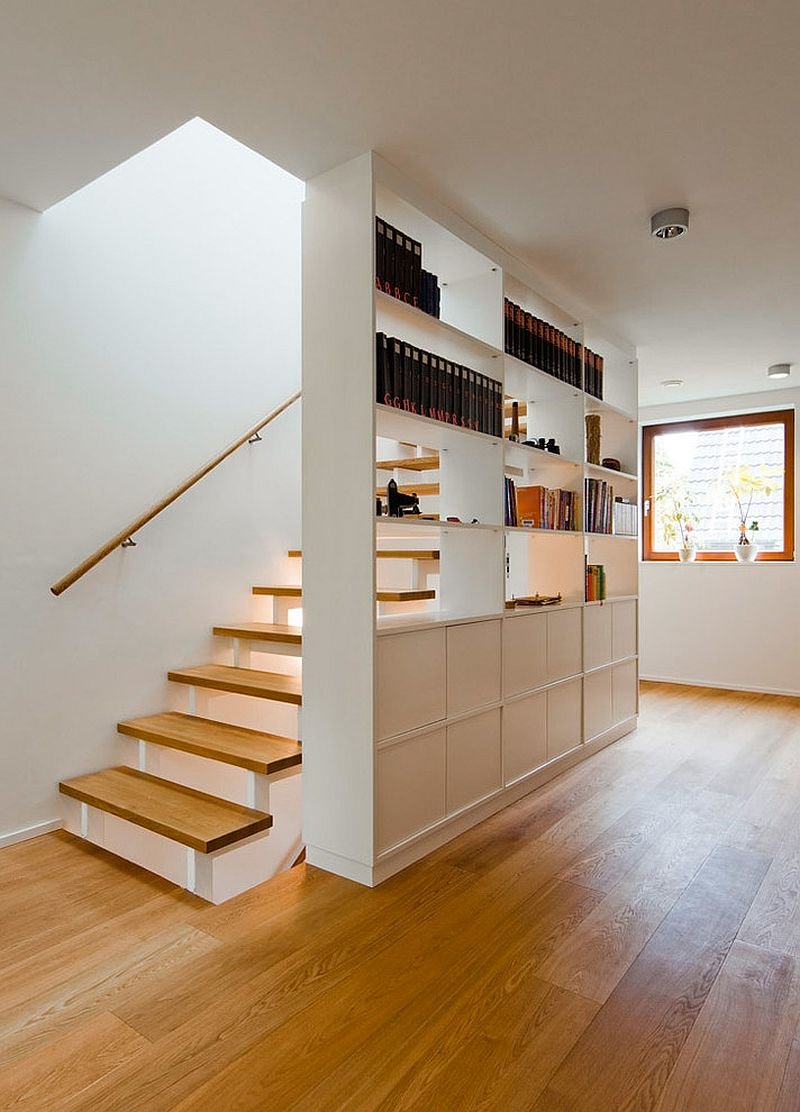 Aménager son escalier pour créer des rangements 