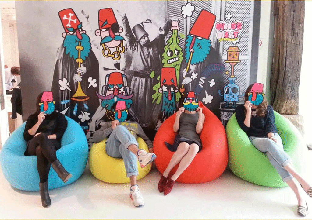 Pouf design : le pouf Baloon by Florence Jaffrain