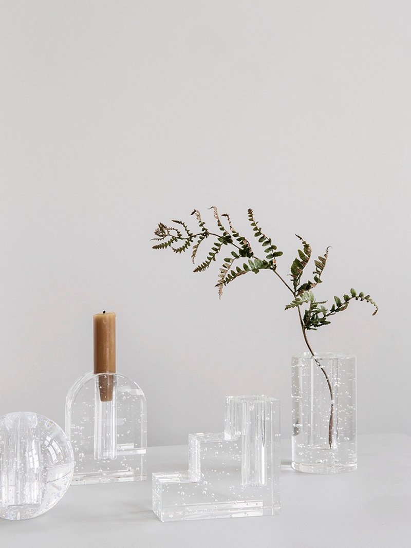 objets déco tendances verre mousseux