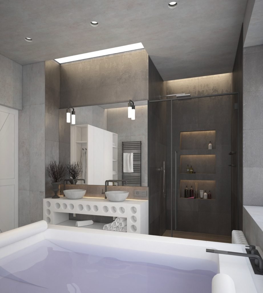 Toujours plus d'inspiration avec ces salles de bains industrielles