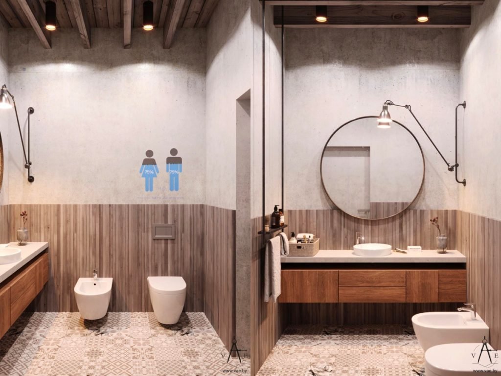 salles de bains de style industriel 41