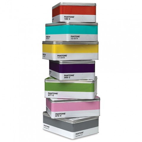Boîte en métal colorée - PANTONE