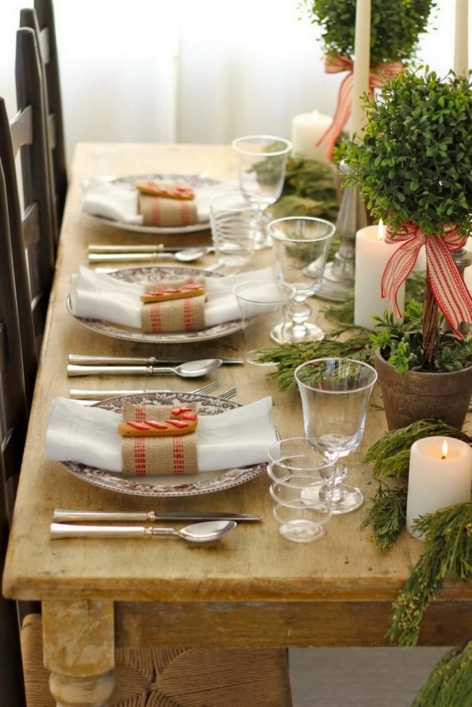 Centres de table de Noël 