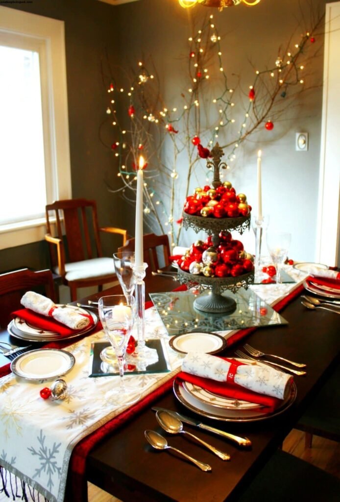 Centres de table de Noël : festif