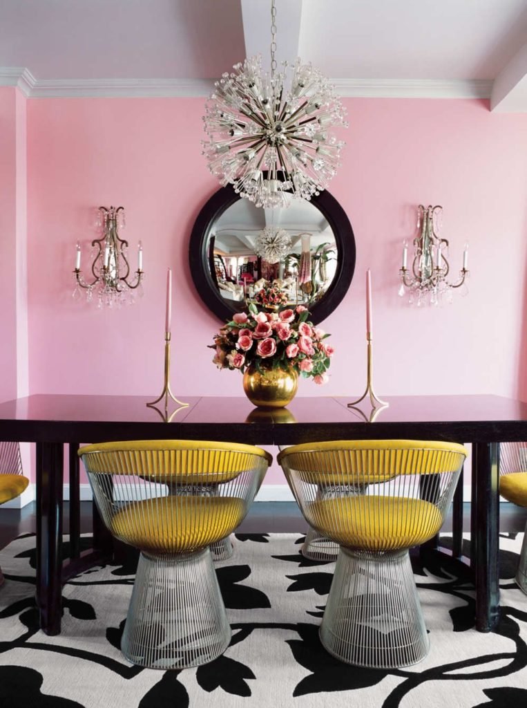 Association des couleurs Jaune citron et Rose