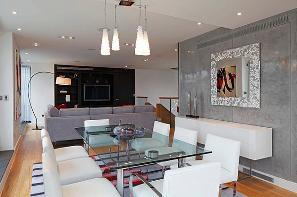 Décorer sa maison avec des meubles laqués salle à manger 