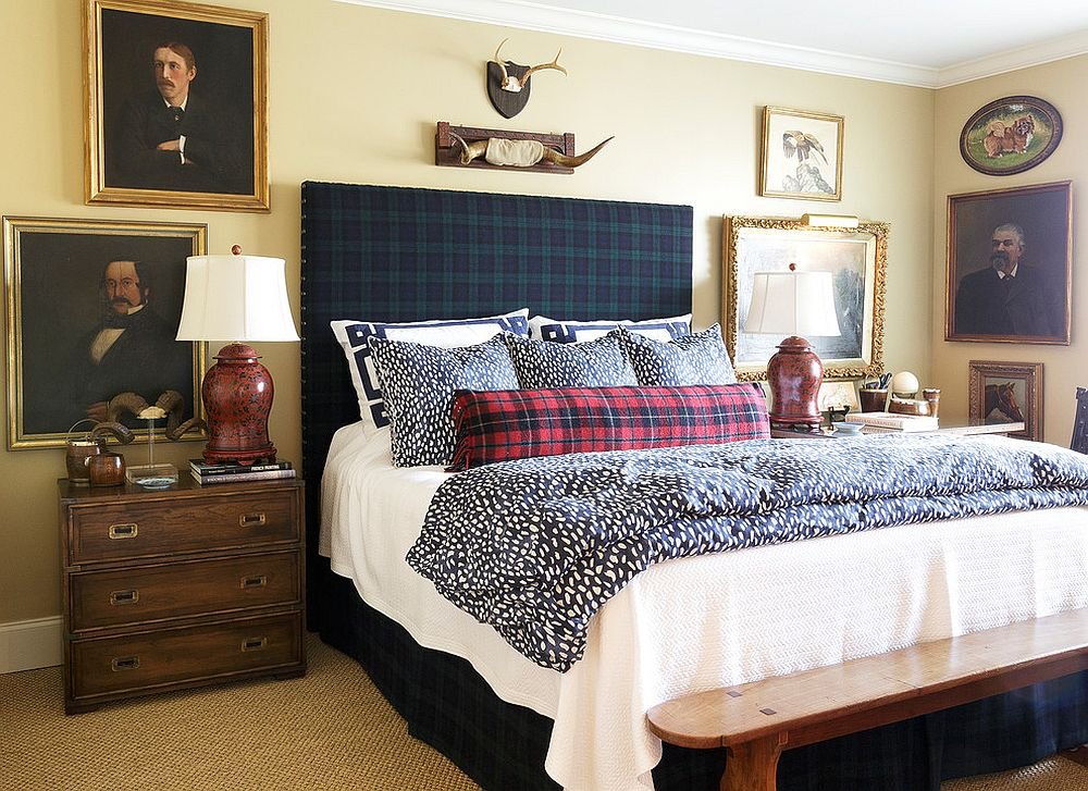 Des chambres rustiques avec une touche de couleur et des motifs 4