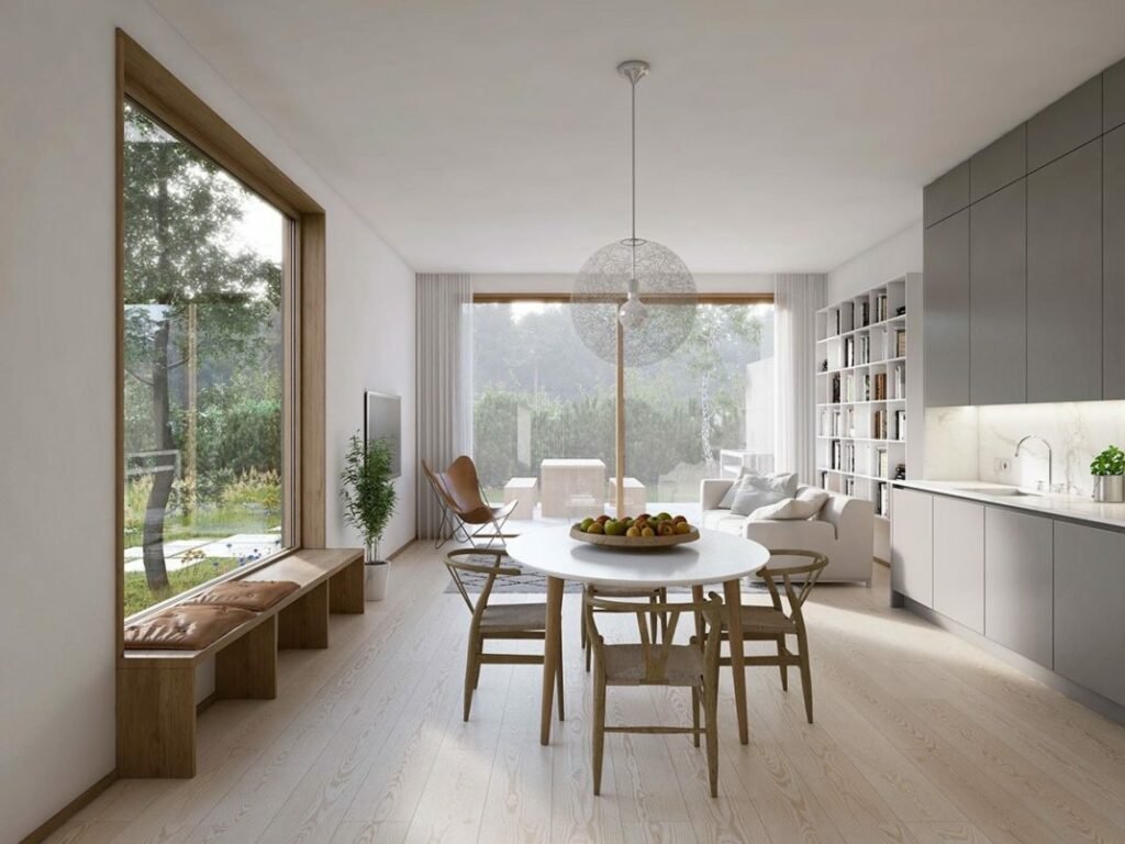 Des salles à manger minimalistes à la décoration revigorante 6