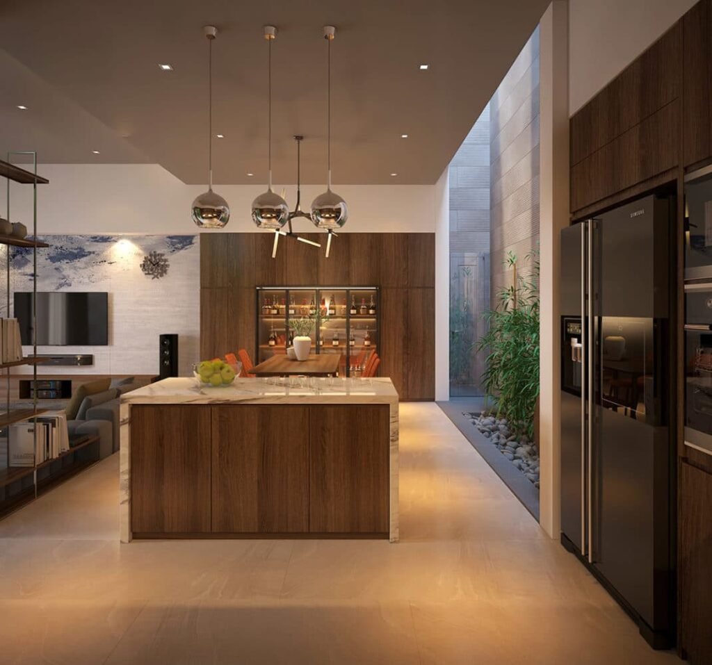 L'espace cave est aussi très vert