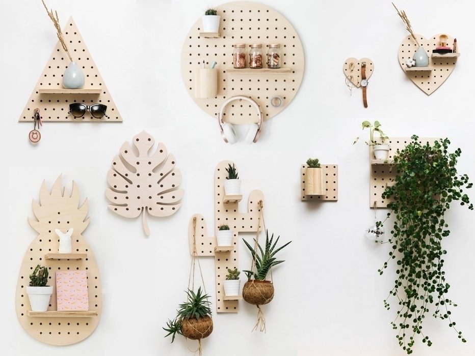 Zoom sur le Pegboard, la tendance déco du moment 1