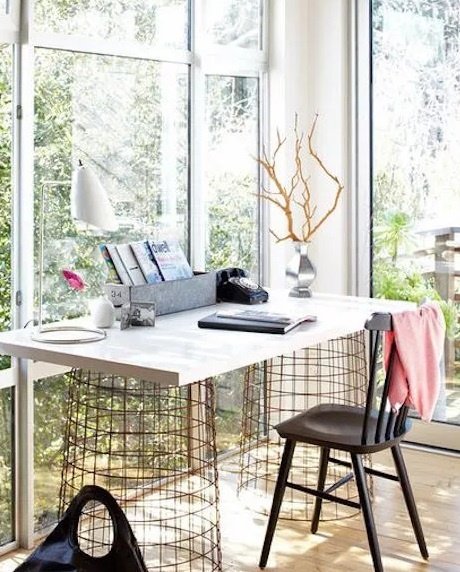 Aménager un bureau à la maison rempli de lumière