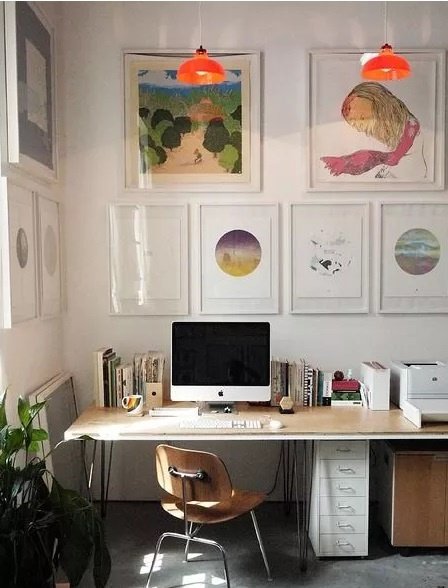 Une galerie d'art à la maison
