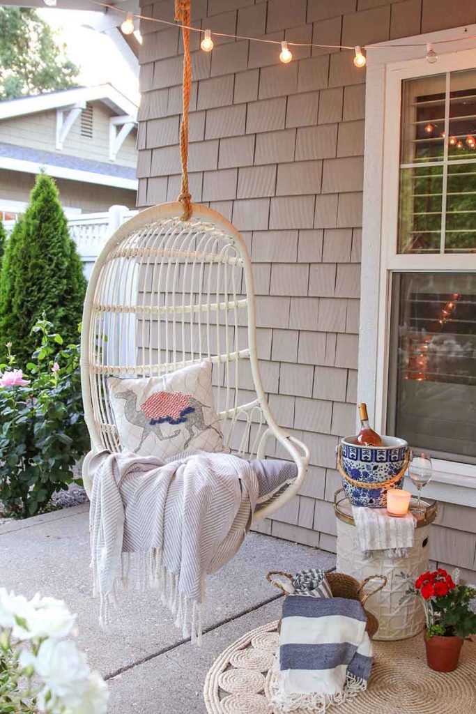 Ajoutez une balançoire à votre décoration cottage chic