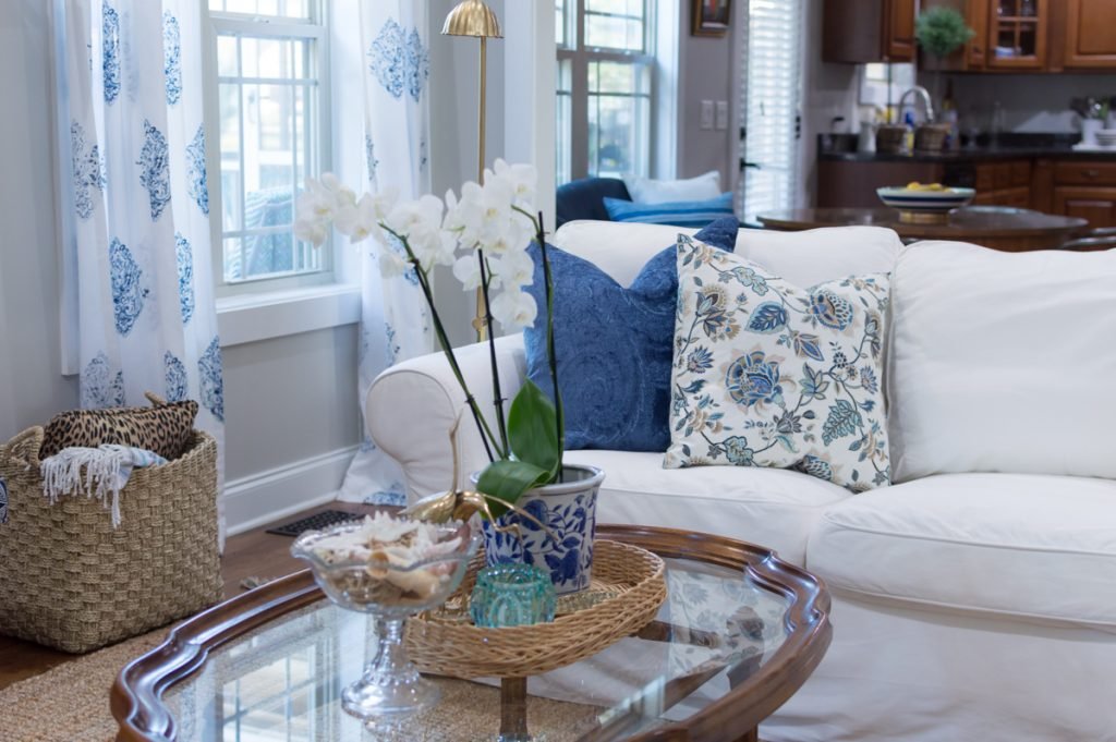 Des teintes bleues dans votre décoration cottage chic