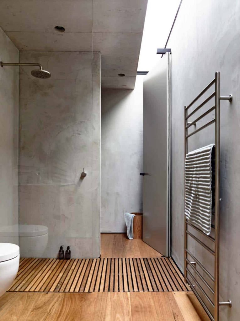 Ajouter du béton dans la salle de bain