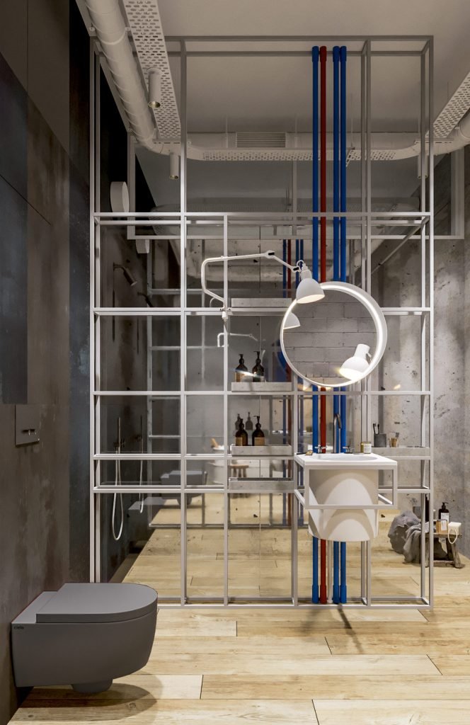 Une maison de style industriel avec une torsion colorée 8 Une maison de style industriel avec une torsion colorée 8