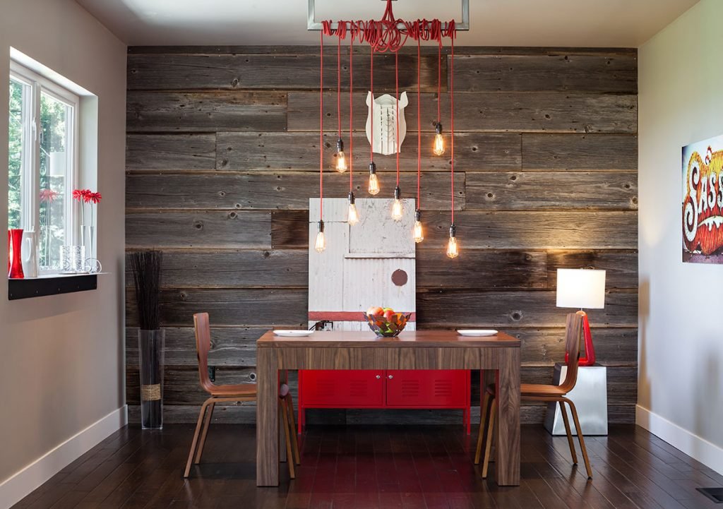 Le mur d'accent ou point focal