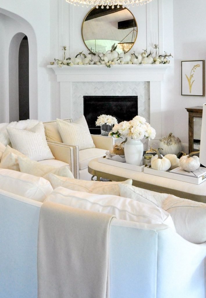 Tendances déco automne 2019 les citrouilles blanches