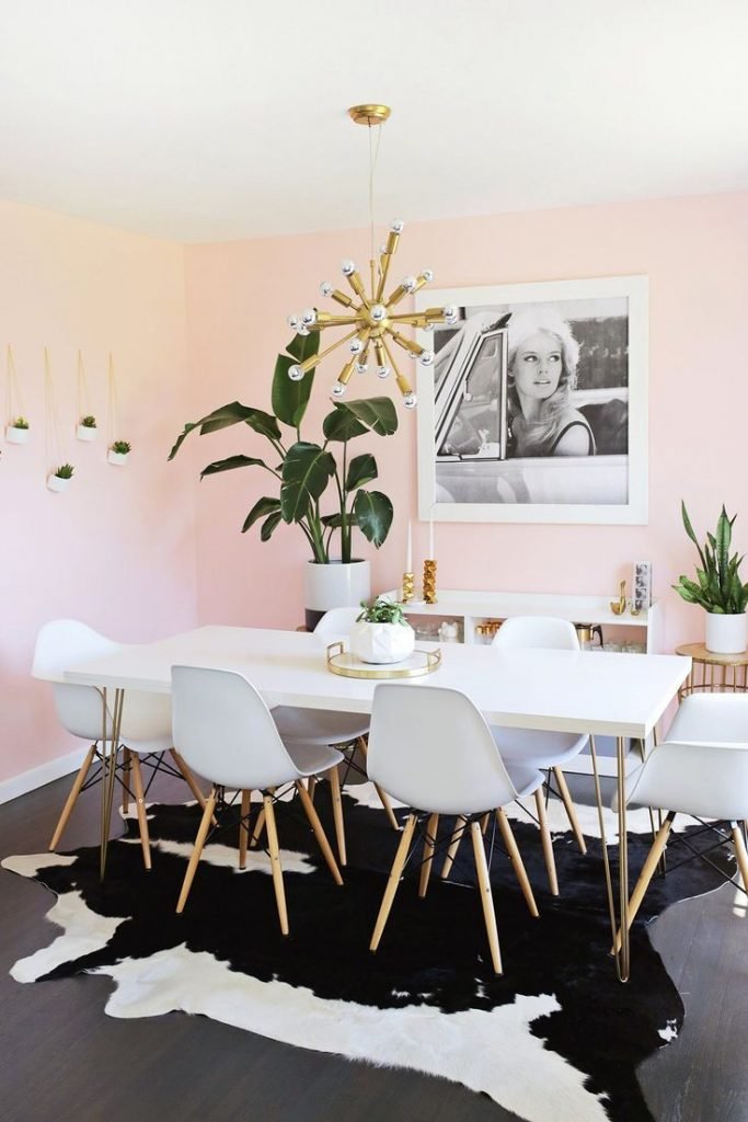 Couleurs tendances le rose pâle